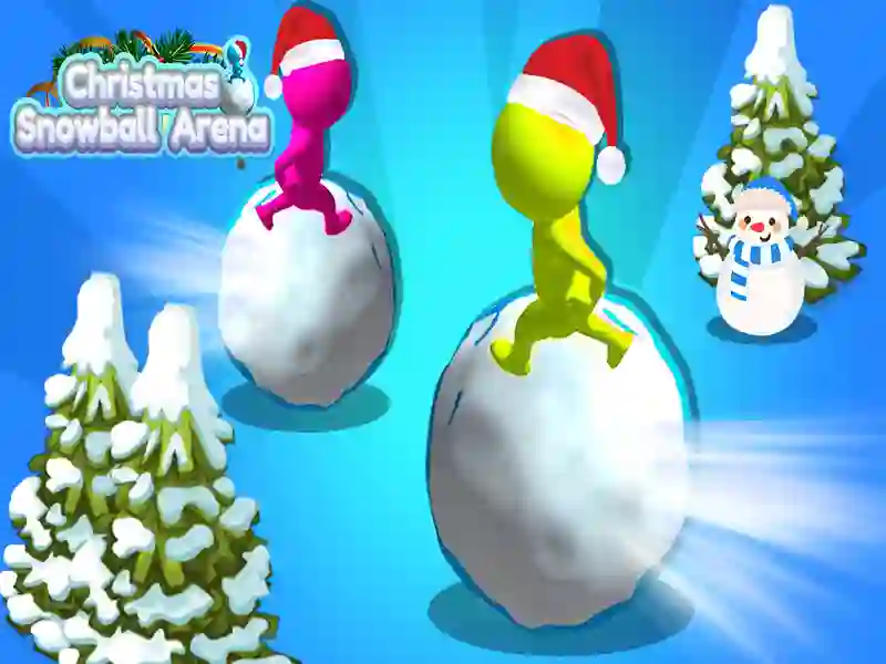 Jogo Arena de bola de neve de Natal online