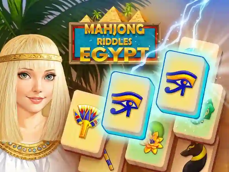 Jogo Mahjong Riddles: Egito online