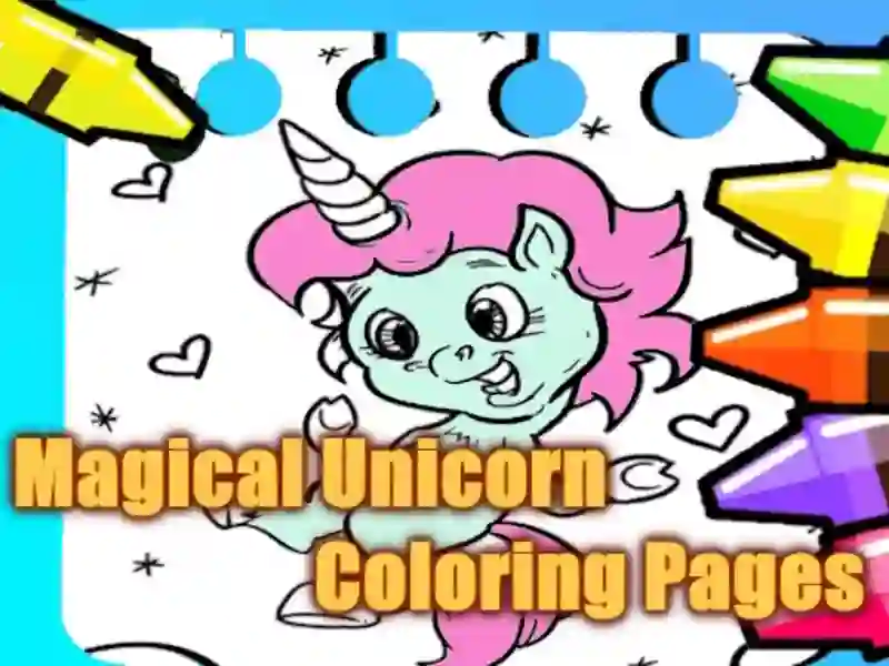 Jogo Desenhos para colorir de unicórnio mágico online Jogo Desenhos para colorir de unicórnio mágico online