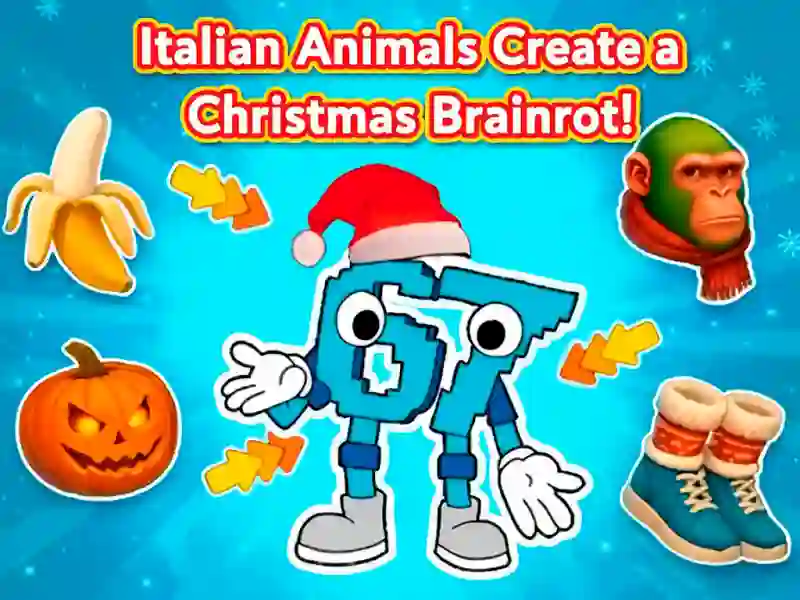 Jogo Animais italianos criam uma podridão cerebral de Natal! online