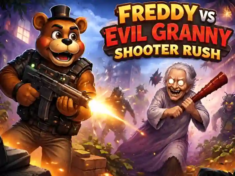 Jogo Freddy vs Mal Granny Shooter Rush online