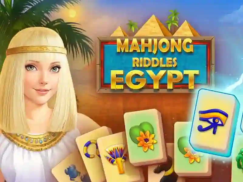 Jogo Mahjong Riddles: Egito online