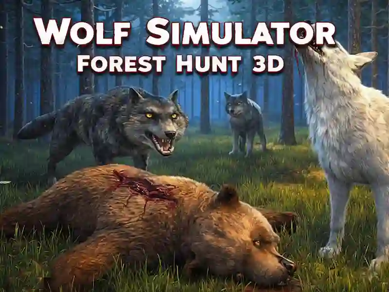 Jogo Lobo Simulador Floresta Caça 3D online