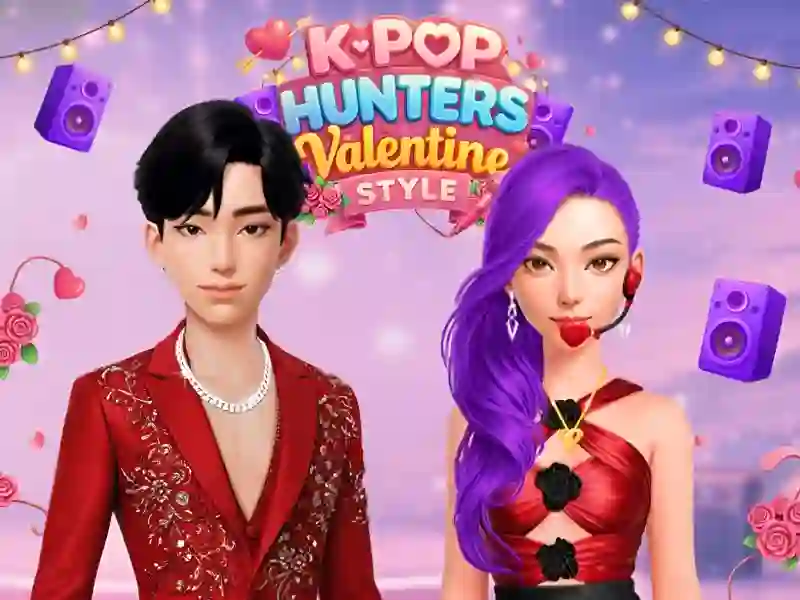Jogo Estilo dos namorados dos caçadores de K-Pop online