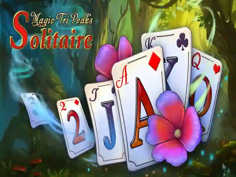 Jogo Magic Tri Peaks Solitaire online