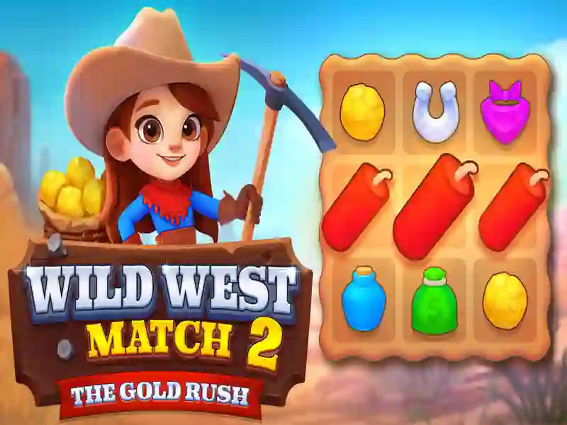 Jogo Wild West Match 2: The Gold Rush online