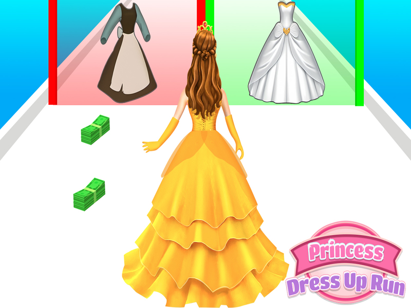 Jogo Princess Dress Up Run online