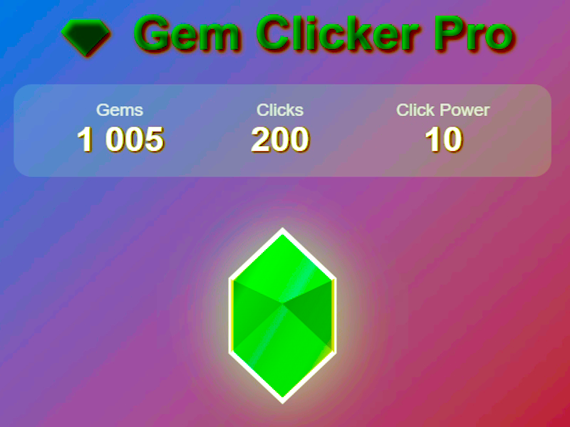 Jogo Gem Clicker Pro online