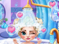 Jogo Banho de Bebê Rainha do Gelo online