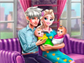Jogo Dia de Família das Gêmeas Rainha do Gelo online