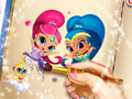 Jogo Livro de Colorir Shimmer e Shine online