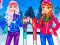 Jogo Princesas Esquiando online