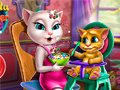 Jogo Angela: Alimentar o Bebê online