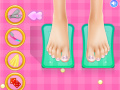 Jogo Pedicure Glamourosa da Rainha do Gelo online