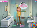Jogo Limpeza do Banheiro da Riley online