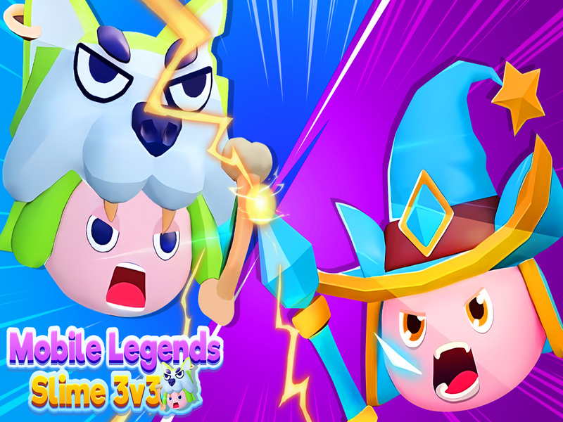 Jogo Legendas móveis Slime 3v3 online