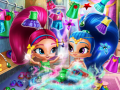 Jogo Limpeza do Guarda-Roupa Shimmer e Shine online