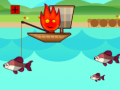 Jogo Rapaz Fogo e Rapariga Água Vão Pescar online
