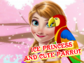 Jogo Princesa do Gelo e Papagaio Fofo online