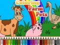 Jogo Colorindo Animais de Fazenda online