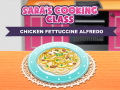 Jogo Aula de Culinária da Sara: Fettuccine Alfredo de Frango online