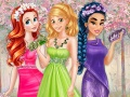 Jogo Cores dos vestidos de princesa de primavera online