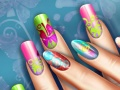 Jogo Manicure Floral Realista online