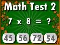 Jogo Teste de Matemática 2 online