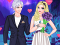 Jogo Encontro mágico da princesa casal de gelo online