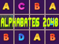 Jogo Alfabeto 2048 online