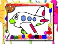 Jogo Livro de Colorir Aviões online
