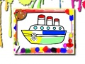 Jogo Livro de Colorir Barcos online