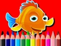 Jogo De Volta às Aulas: Livro de Colorir Peixes online