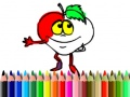 Jogo De Volta às Aulas: Colorindo Frutas online