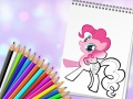 Jogo Livro de Colorir de Pônei Fofo online