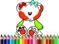 Jogo De Volta À Escola: Colorindo o Urso Doce online