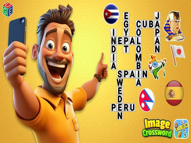 Jogo Palavra cruzada de imagem online