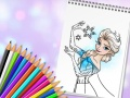 Jogo Livro de Colorir da Princesa Incrível online