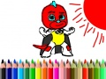 Jogo De Volta às Aulas: Colorindo o Menino Máscara online