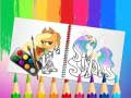 Jogo Livro de Colorir de Poneys Doces online