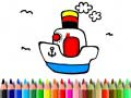 Jogo De Volta às Aulas: Pintura de Barcos online