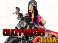 Jogo Quebra-Cabeça de Motociclistas Loucos online