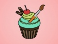 Jogo Colorindo Cupcakes Deliciosos online