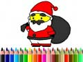 Jogo De Volta às Aulas: Colorindo o Papai Noel online