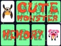 Jogo Memória do Monstro Fofo online