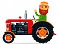 Jogo Tratores de Fazenda de Desenho Animado online