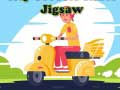 Jogo Passeios de Scooter na Cidade: Quebra-Cabeça online