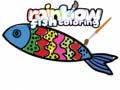 Jogo Colorindo o Peixe Arco-Íris online