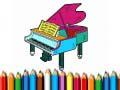 Jogo De volta às aulas: Livro de colorir de piano online