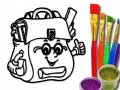 Jogo De volta às aulas: Livro de colorir mochilas escolares online